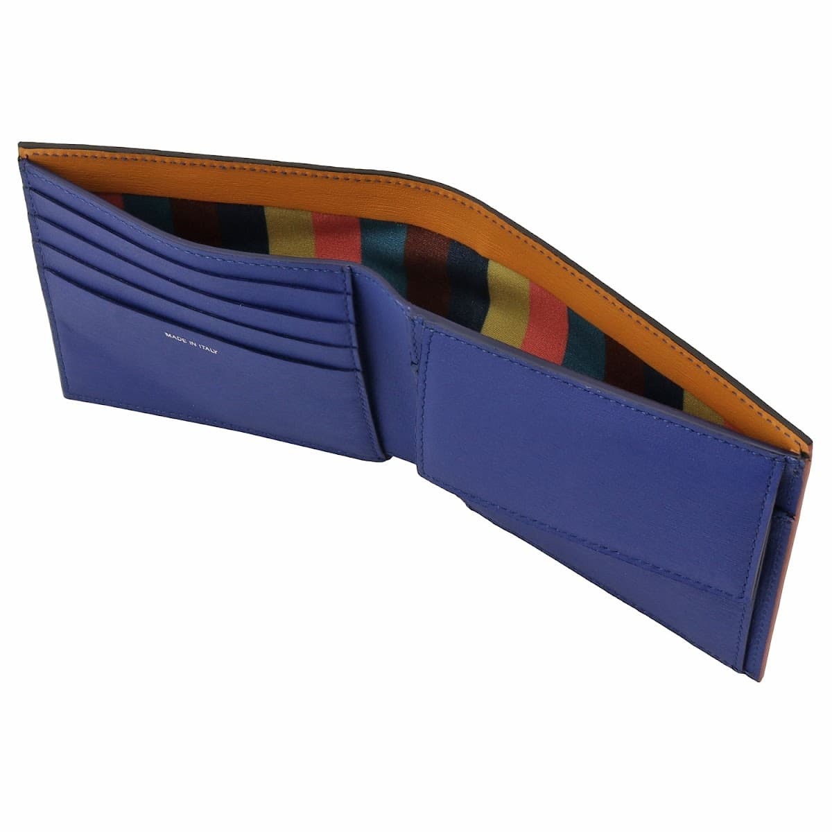 【極美品】ポールスミス 折り財布 ハワイアンプリント レザー マルチカラー Paul Smith（ポール・スミス） 並行輸入品 [訳ありアウトレット] 財布