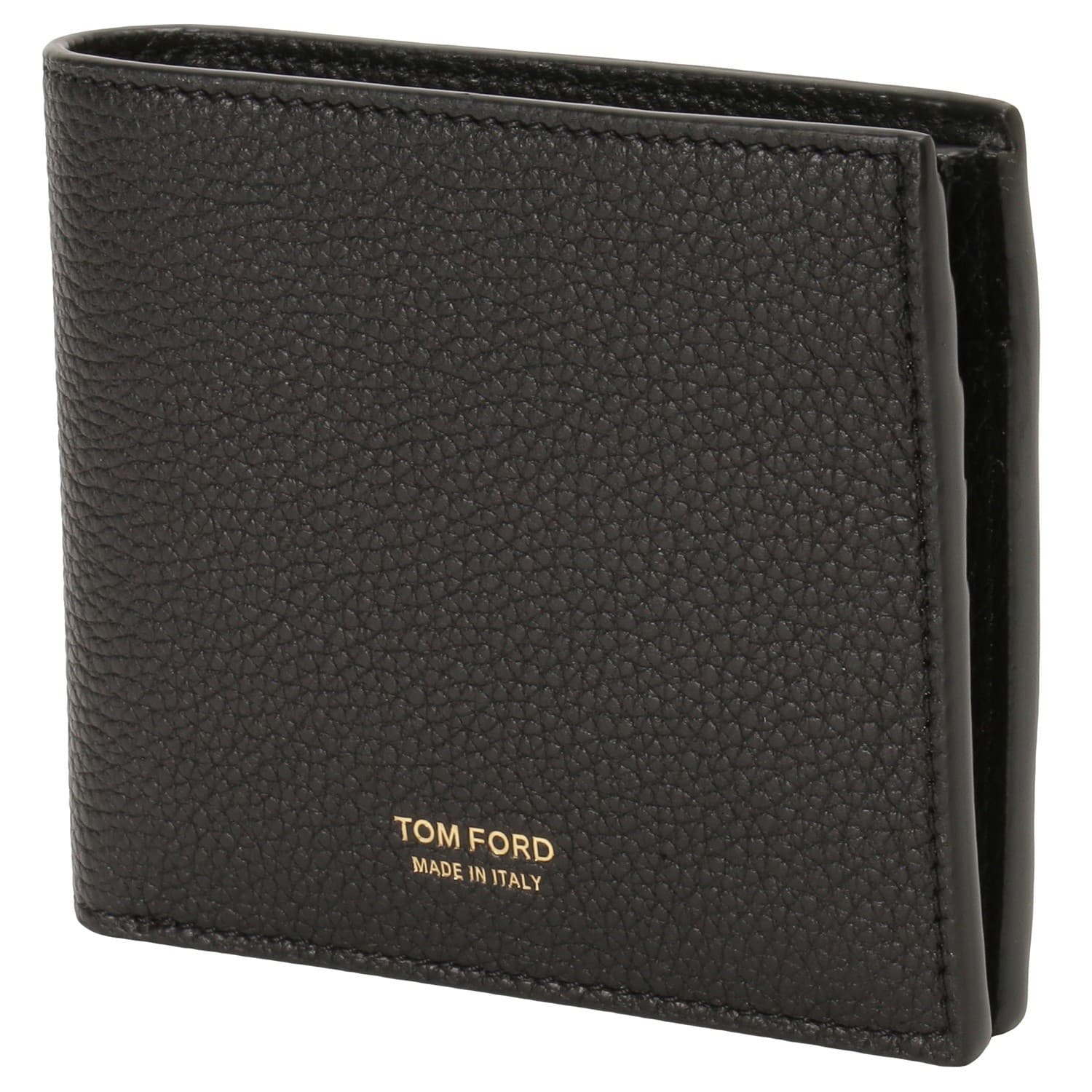 トムフォード 財布 TOM FORD メンズ Y0278 LCL158G 1N001 小銭入れ付 二つ折り財布 ブラック T LINE CLASSIC  BIFOLD WALLET WITH COIN SLOT Y0278-LCL158G-1N001