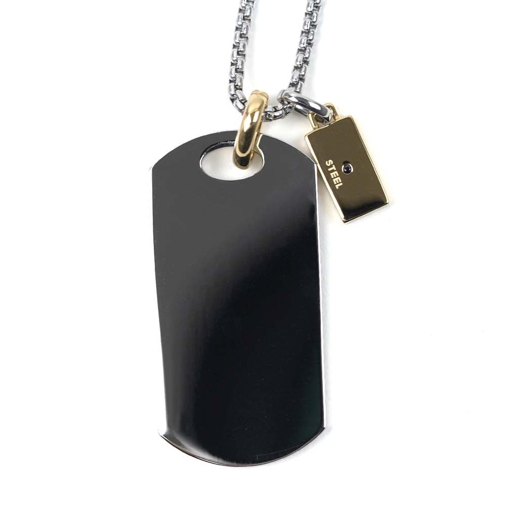 DIESEL ロゴプレート ネックレス DIESEL（ディーゼル） 並行輸入品 ネックレス ペンダント メンズ