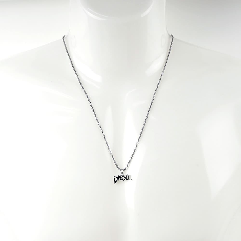 DIESEL(ディーゼル) 並行輸入品 ネックレス メンズ シルバー DIESEL(ディーゼル) 並行輸入品 ネックレス メンズ シルバー