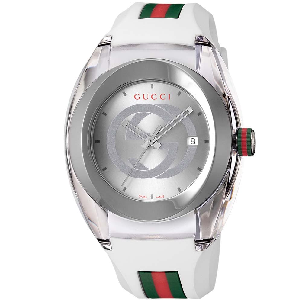 グッチ 腕時計 メンズ GUCCI SYNC サファイアガラス 日付カレンダー