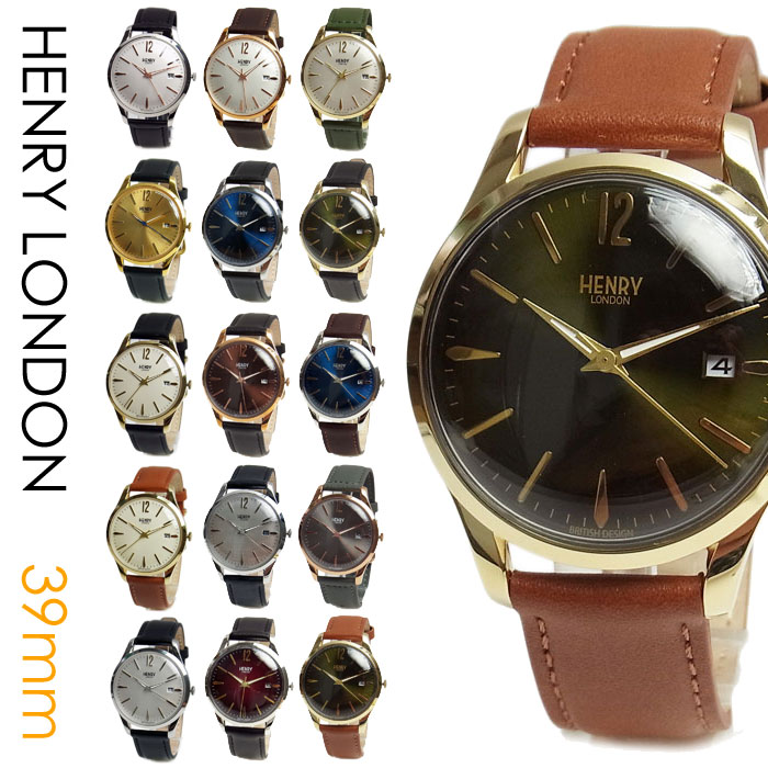 ヘンリーロンドン 時計 レディース HENRY LONDON メンズ 39mm ユニ 