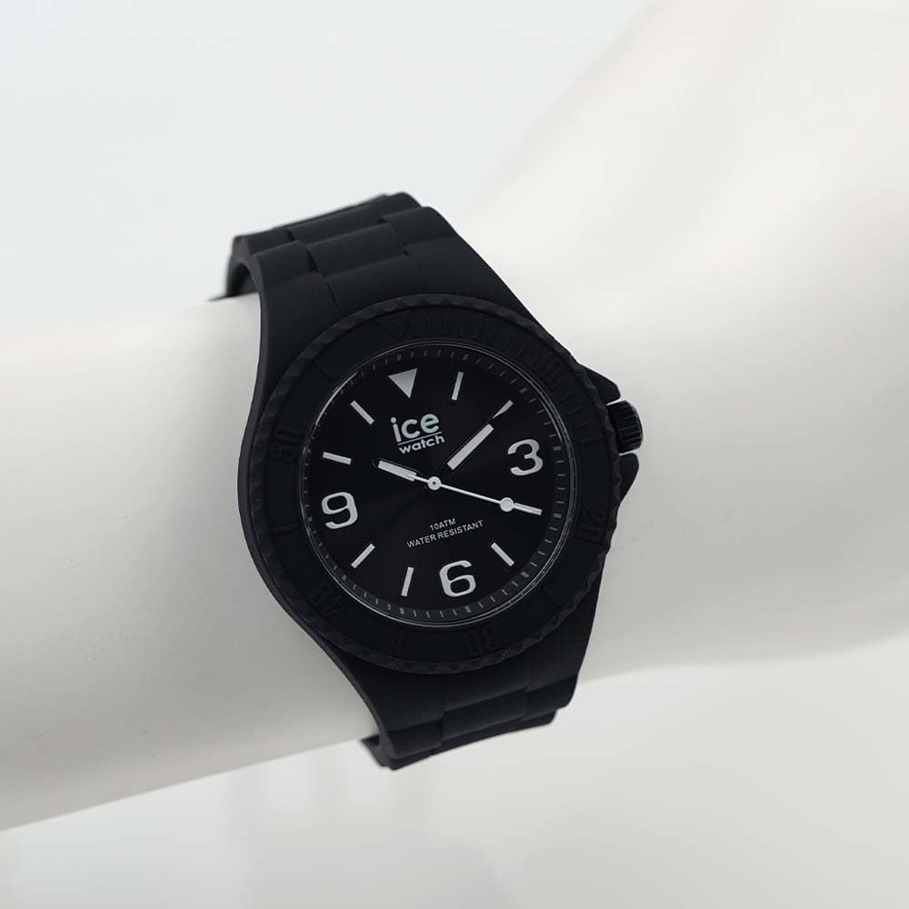 ice Watch スワロフスキー　文字盤　☆美品☆ブラック ICE chrono - ブラックゴールド - ミディアム | アイスウォッチ公式