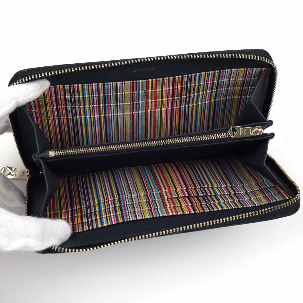 Paul Smith ポールスミス 財布 長財布 ラウンドファスナー