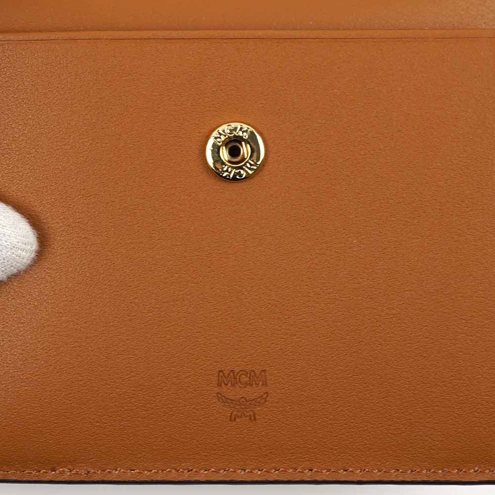 エムシーエム 2つ折り財布 - ブラウン×黒 エムシーエム Mode Creation Munich(MCM) 財布 二つ折り財布