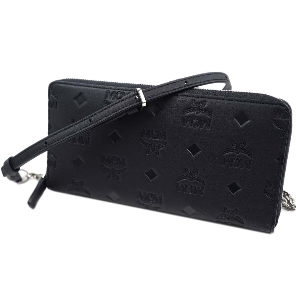 MCM（エムシーエム） 並行輸入品 財布 長財布 ラウンドファスナー お 