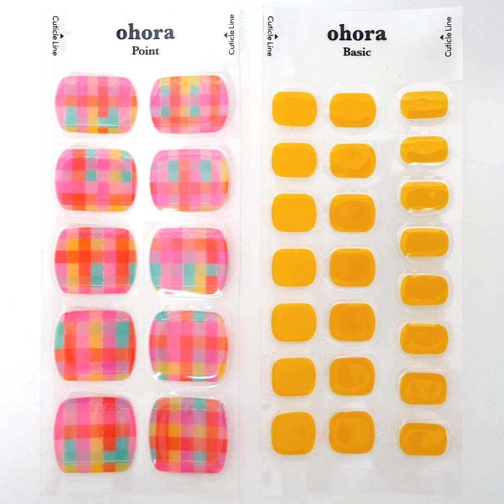ohola オホーラ フット組み合わせ10枚 ohora フットネイルをレビュー