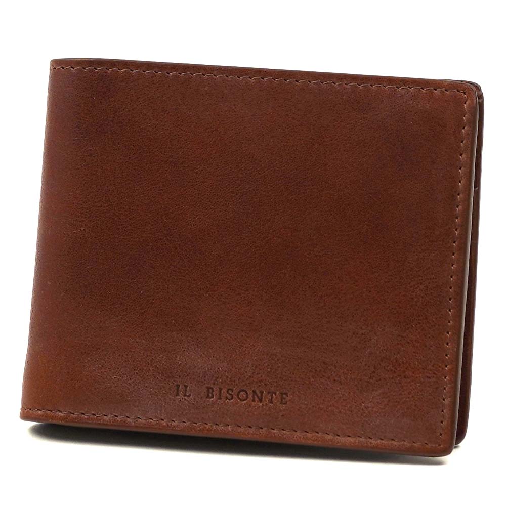 IL BISONTE イルビゾンテ 財布 メンズ 小銭入れあり 二つ折り