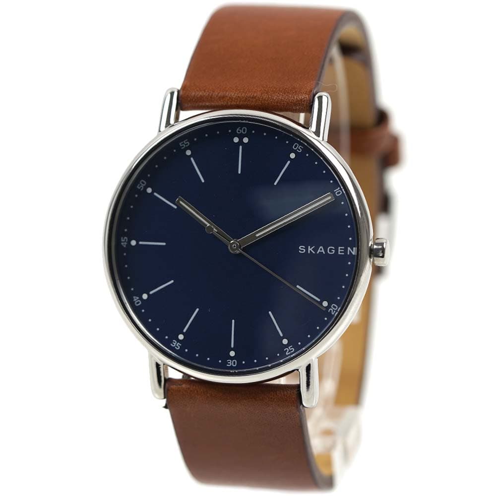 SKAGEN（スカーゲン） 並行輸入品 腕時計 メンズ シグネチャー レザー 