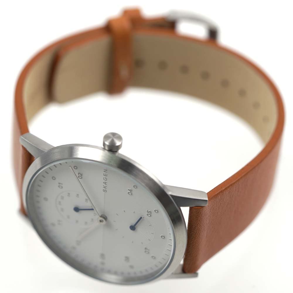 SKAGEN（スカーゲン） 並行輸入品 腕時計 メンズ レザー ホワイト