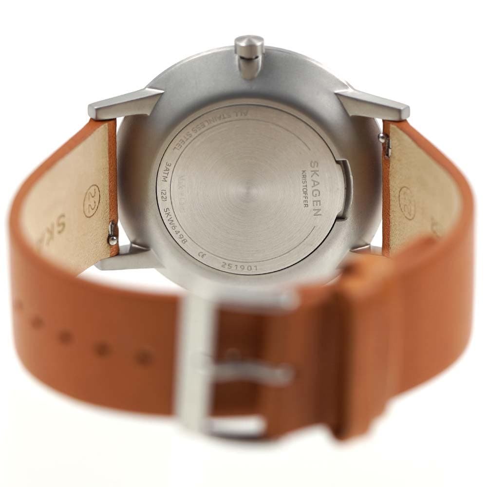 SKAGEN（スカーゲン） 並行輸入品 腕時計 メンズ レザー ホワイト