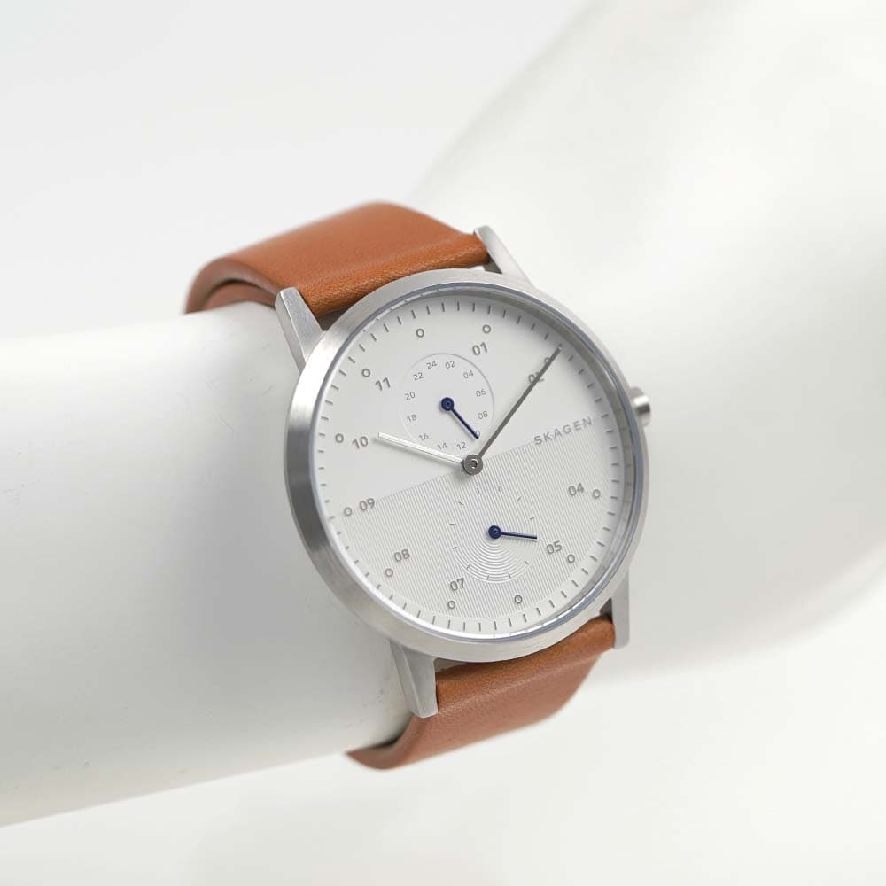 SKAGEN（スカーゲン） 並行輸入品 腕時計 メンズ レザー ホワイト
