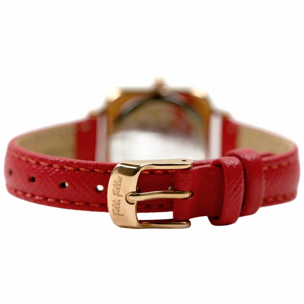 Foeei  Foeeia   (フォリフォリ) Folli Follie（フォリフォリ） 並行輸入品 腕時計 レディース レッド