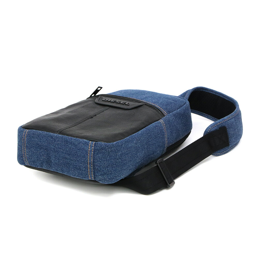 ディーゼル DIESEL ショルダーバッグ ボディバッグ クロスボディ ロゴ ブラック F-SUSE MONO MR/CROSS BODY BAG  Blue/Black X07360 PR570 H1191