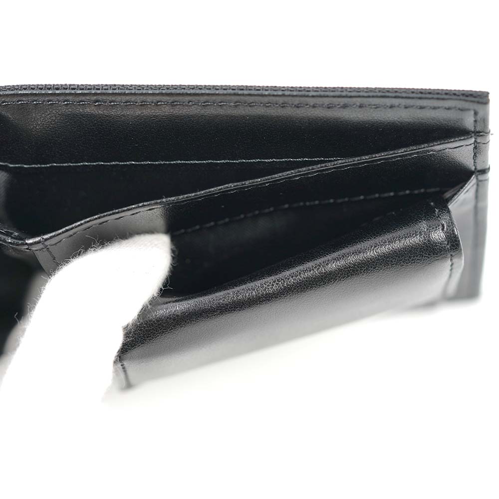 ディーゼル 二つ折り財布 小銭入れあり DIESEL HIRESH S/WALLET Black 