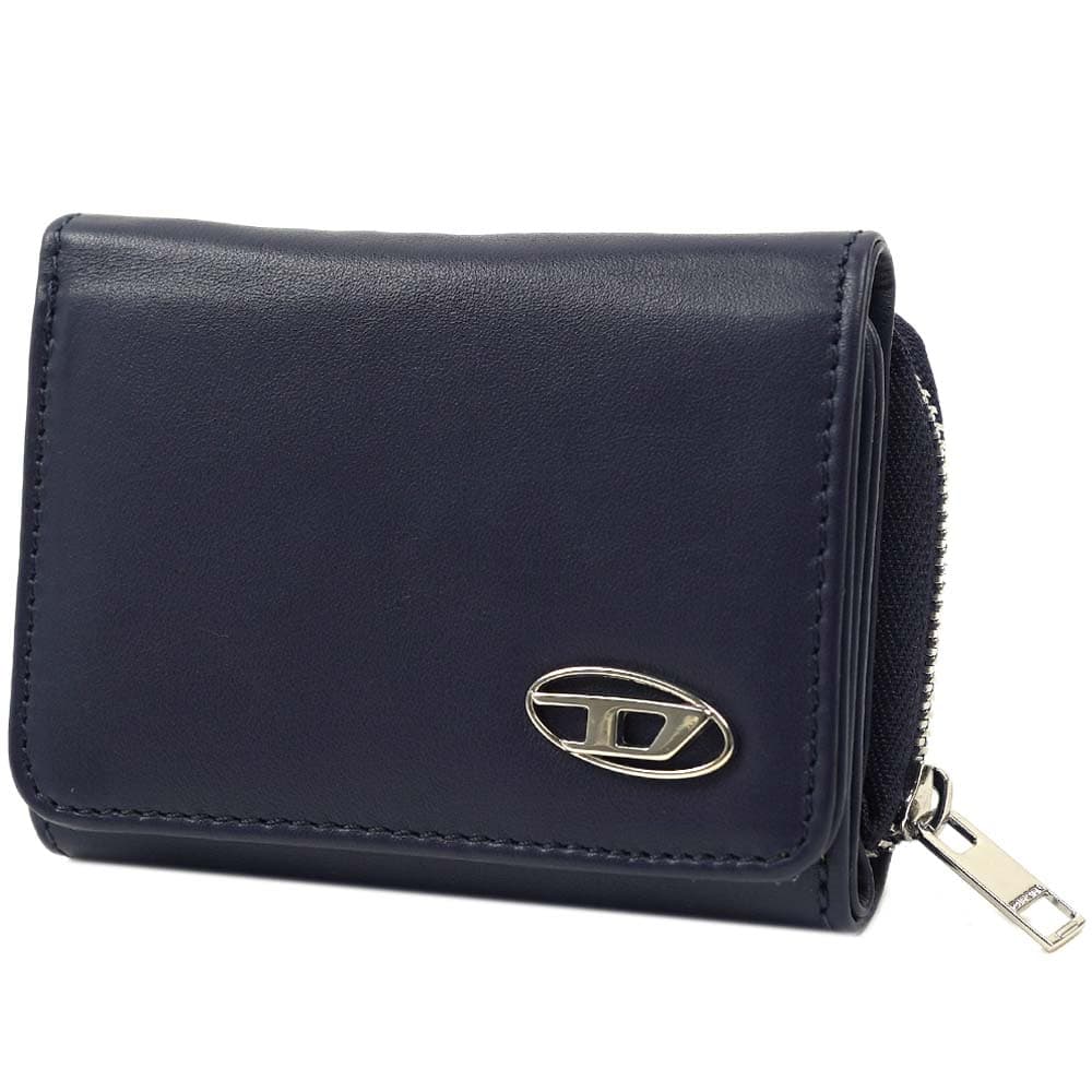 美品✨DIESEL レッド　三つ折り財布　/28 DIESEL（ディーゼル） 並行輸入品 [訳ありアウトレット] 財布 三つ折り