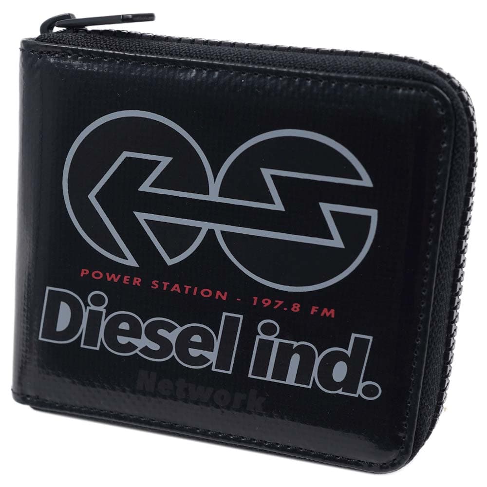 DIESEL ディーゼル 財布 二つ折り財布 ラウンドファスナー