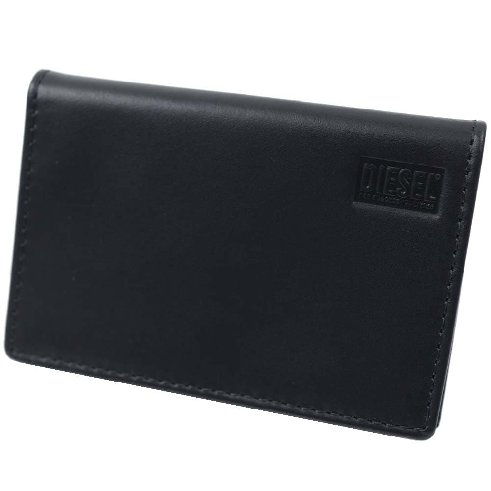 DIESEL 本革 ケース ブラック メンズ カウレザー カードケース（カードケース）｜DIESEL（ディーゼル