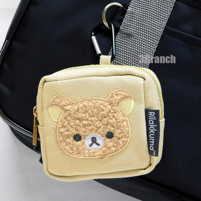 コリラックマ　小物入れ San-X（サンエックス） リラックマ ポーチ コリラックマ カラビナ付き