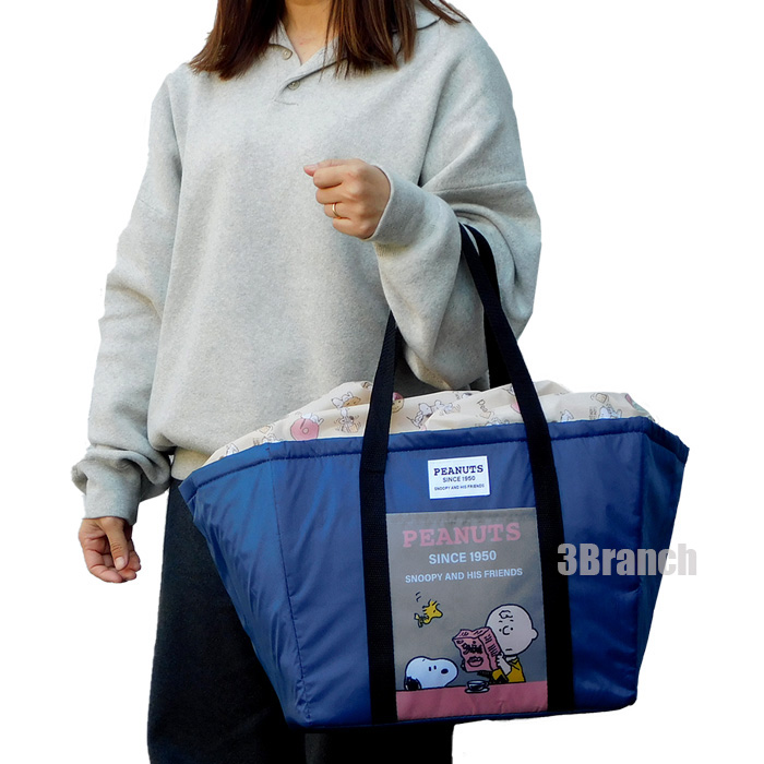 SNOOPY（スヌーピー） 大容量 保冷 エコバッグ レジカゴ 保冷バッグ