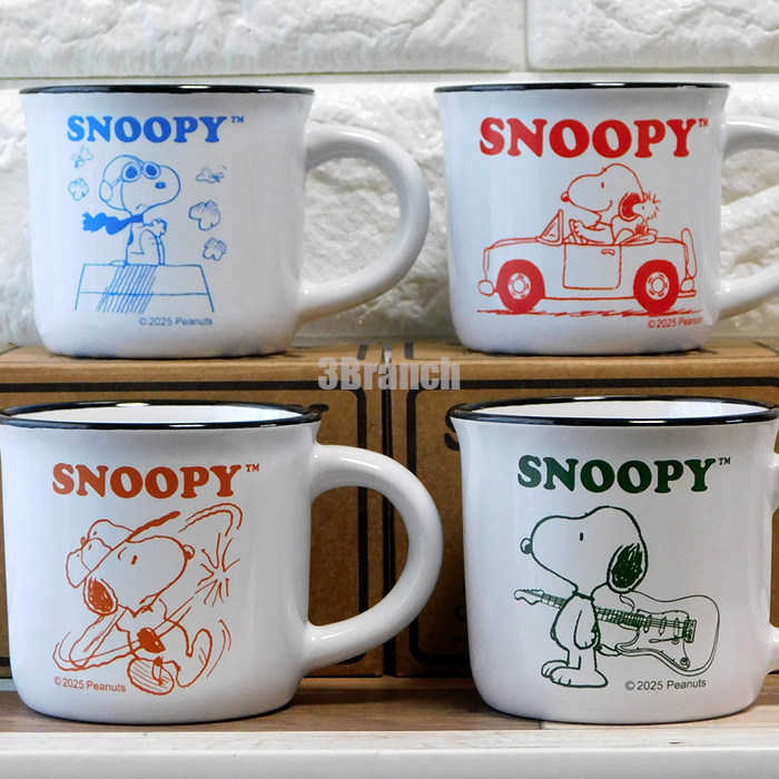 SNOOPY（スヌーピー） マグカップ 陶器 カップ コップ レトロ