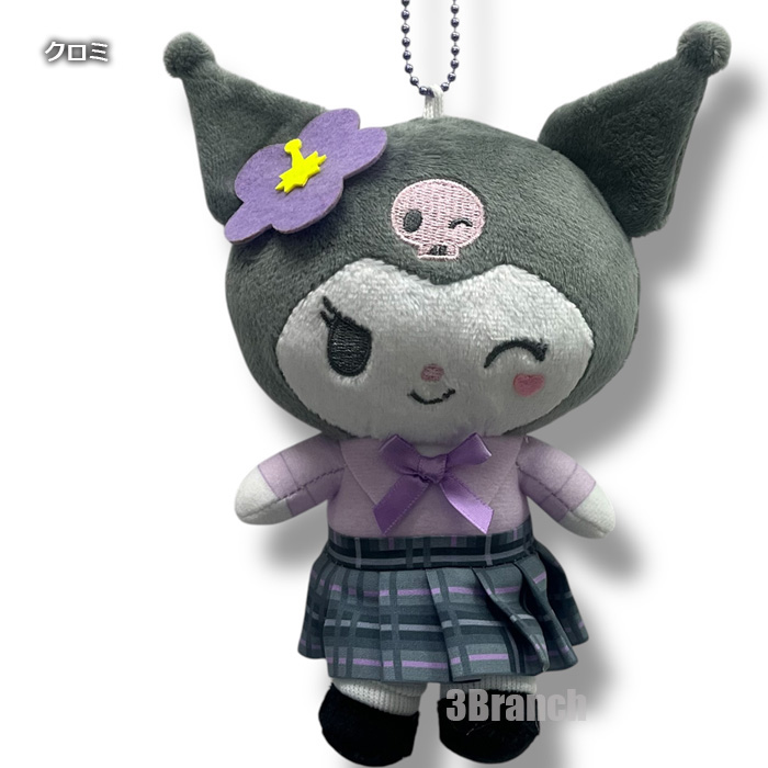 サンリオ マスコットポーチ ギャル 2 ぬいぐるみ ポーチ キーホルダー ストラップ ハローキティ マイメロディ クロミ | sanrio | 05