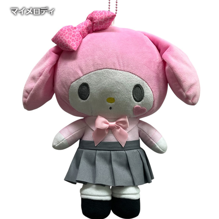 サンリオ ビッグポーチ ギャル ぬいぐるみ マスコット ポーチ キーホルダー ストラップ ハローキティ マイメロディ クロミ シナモロール | sanrio | 04
