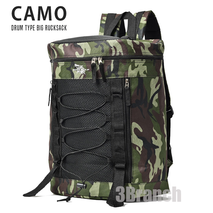 リュック メンズ レディース 大容量 28L ドラム型 防災 リュックサック バックパック デイパック ドラムリュック 通勤 通学 スポーツ ビジネス 5カラー |  | 02