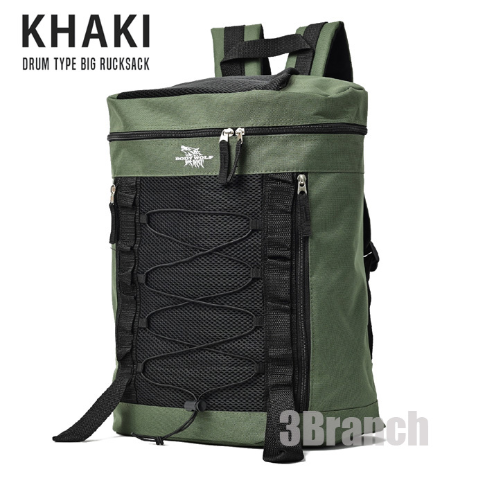 リュック メンズ レディース 大容量 28L ドラム型 防災 リュックサック バックパック デイパック ドラムリュック 通勤 通学 スポーツ ビジネス 5カラー |  | 04