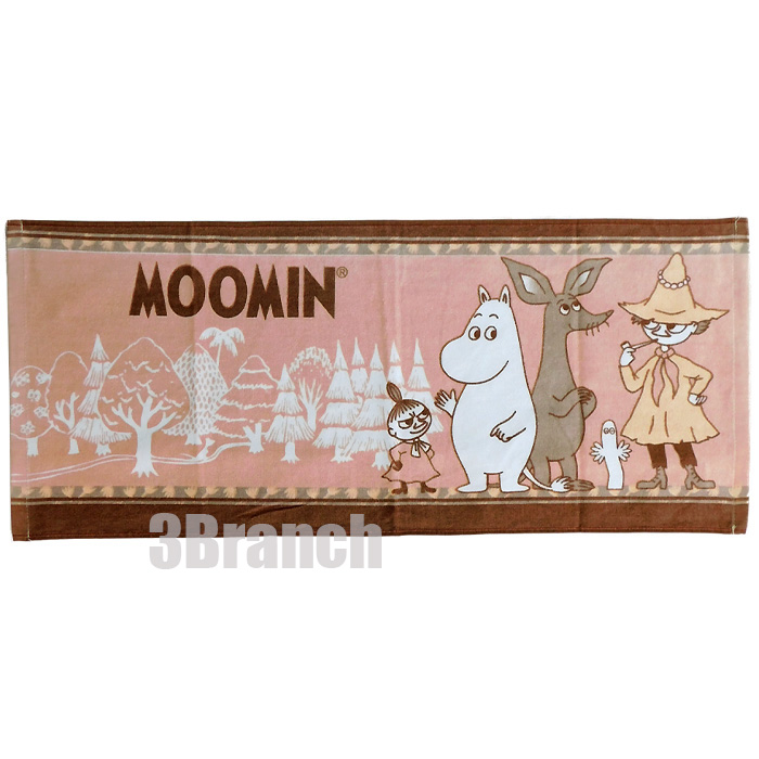ムーミン　グッズ　まとめ売り MOOMIN（ムーミン） グッズ フェイスタオル 4枚セット まとめ買い 安い