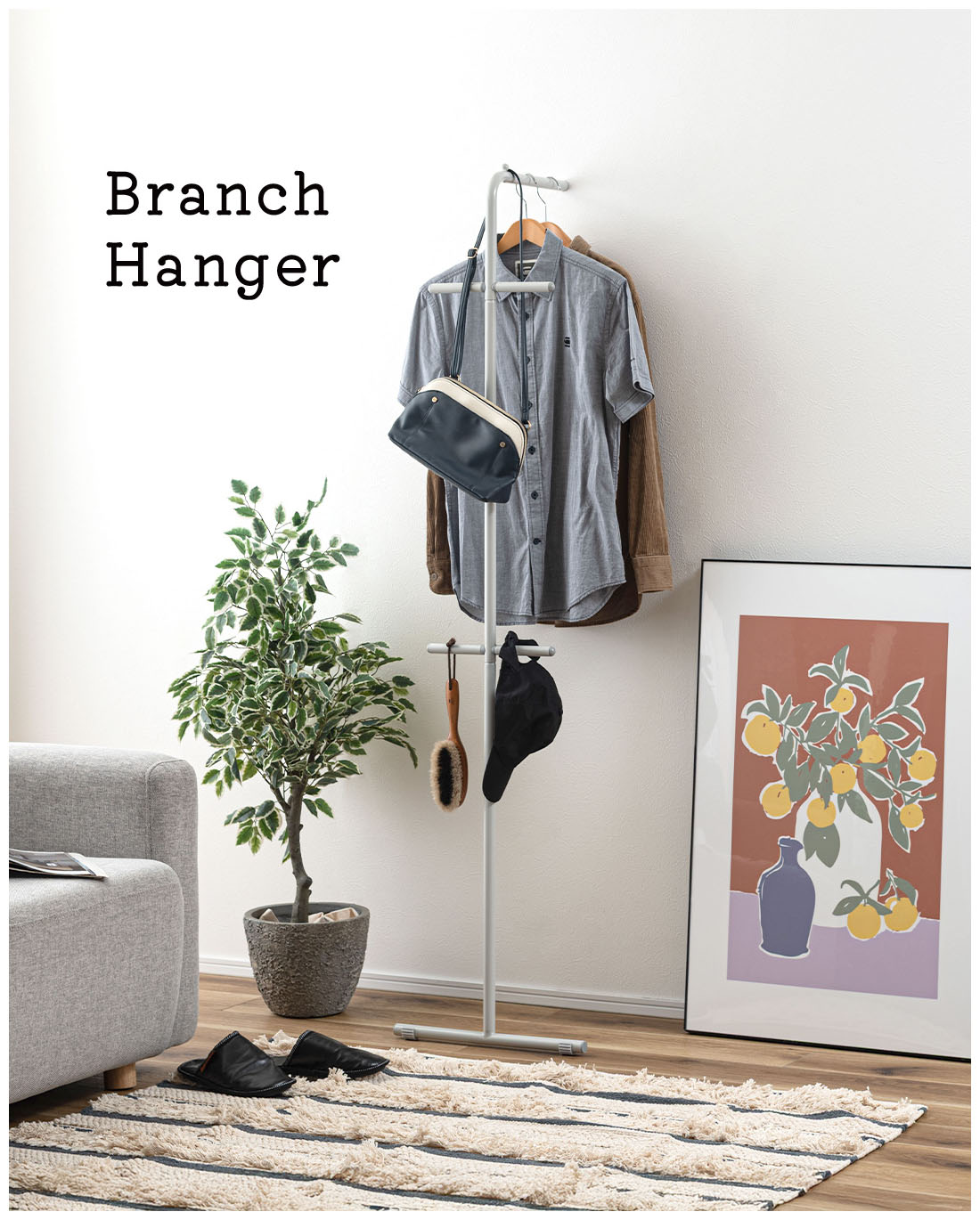 ハンガー ポールハンガー ハンガーラック スタンドハンガー 立てかけ