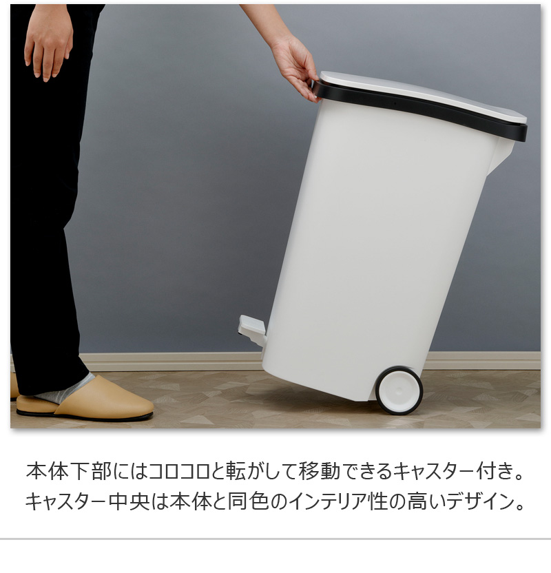 ゴミ箱 ダストボックス 31L ソフトクローズ ゆっくり閉まる フット