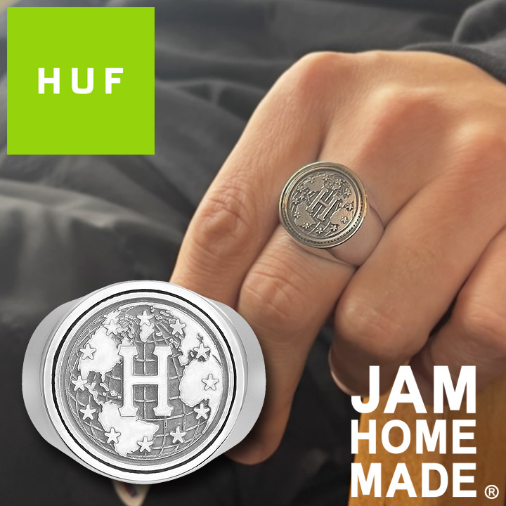 HUF ハフ 指輪 リング シルバー アクセサリー メンズ JAM HOME MADE