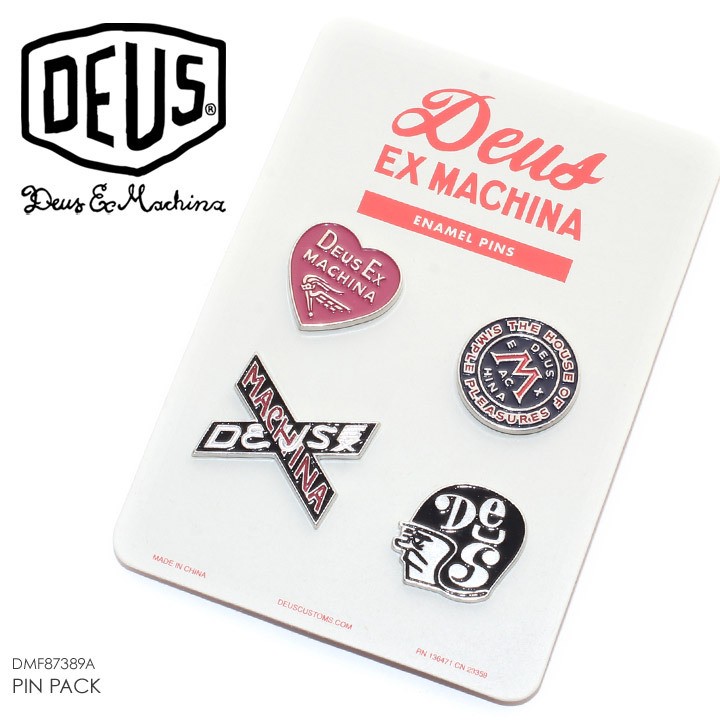 SALE セール DEUS EX MACHINA デウスエクスマキナ ピンバッジ PIN PACK