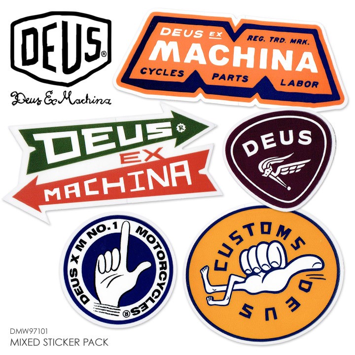 DEUS EX MACHINA デウスエクスマキナ ステッカー MIXED STICKER PACK