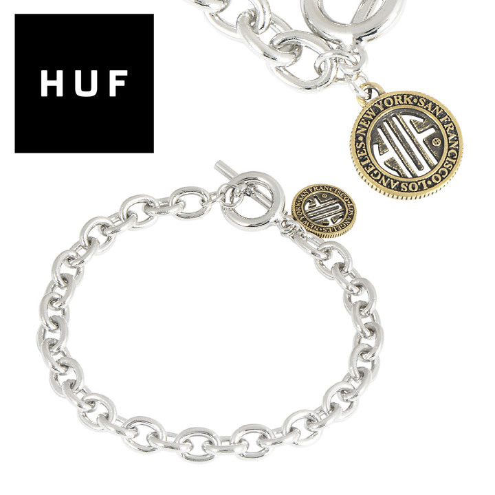 HUF REGIONAL BRACELET ハフ ブレスレット シルバー アンティーク