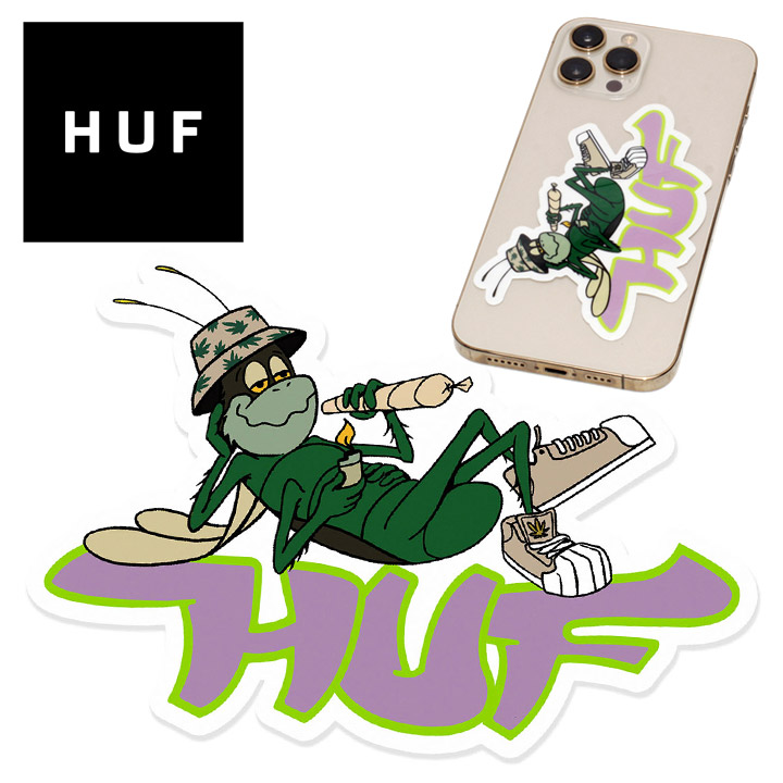 HUF ハフ ステッカー ブランド ストリート シール 420 GRASSHOPPER STICKER AC00723  :hf22suac00723:3DIRECT - 通販 - Yahoo!ショッピング