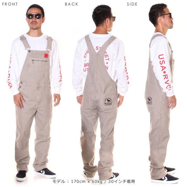 SALE セール RVCA ルーカ オーバーオール メンズ SMITH STREET OVERALL