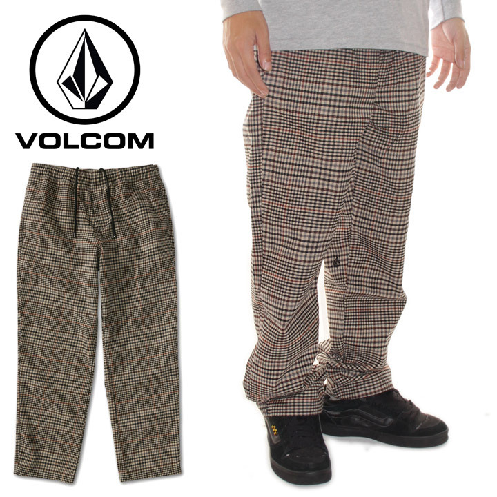 VOLCOM ボルコム チェックパンツ メンズ ボトムス スケボー ストリート PSYCHSTONE EW PANT A1232105