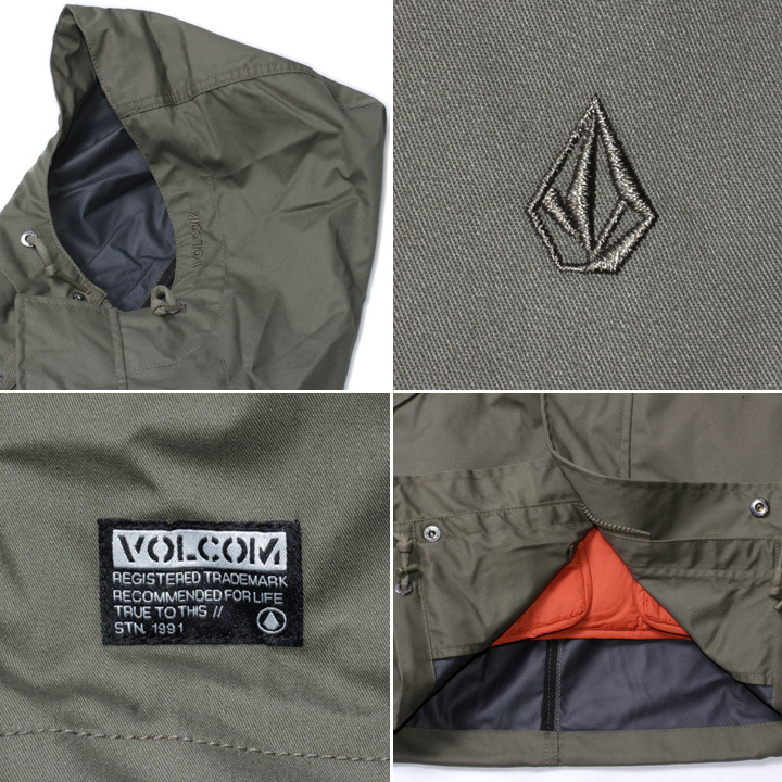 VOLCOM ボルコム ジャケット メンズ モッズコート アウター スケボー