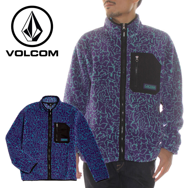 VOLCOM ボルコム ジャケット メンズ ボアフリース フリースジップ