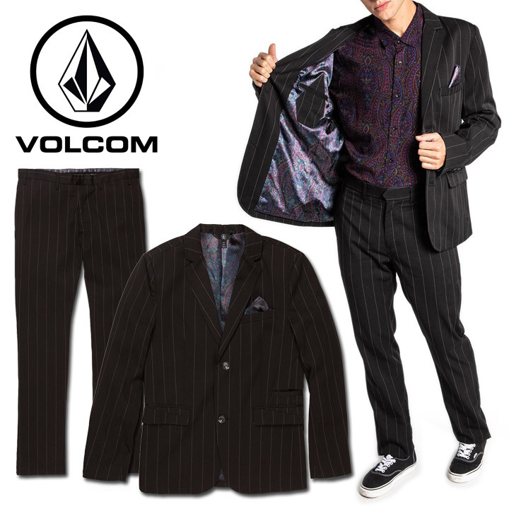 VOLCOM ボルコム スーツ セットアップ メンズ THE BAD SEED SUIT A1642100