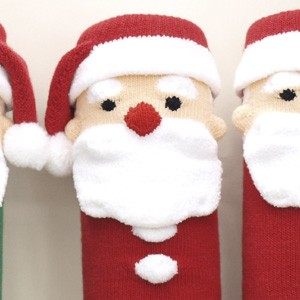 クリスマス 靴下 サンタクロース 雪だる クリスマス 靴下 ソックス サンタ 紳士靴下 クリスマス サンタクロース 靴下メンズソックス 25〜27cm 3D