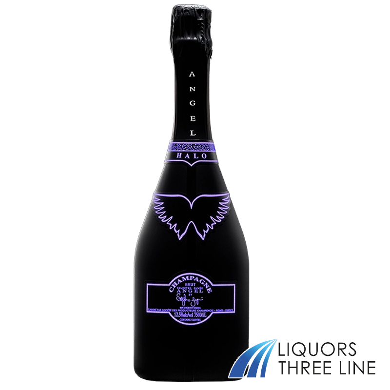 【送料無料 光る！ 正規品】エンジェル シャンパン ブリュット ヘイロー パープル 750ml 【果実酒】※北海道・九州・沖縄・クール便は除くの画像