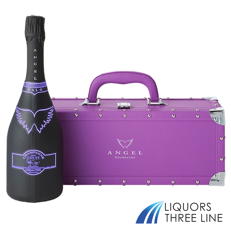【送料無料 光る！ 正規品】エンジェル シャンパン ブリュット ヘイロー パープル 750ml 【果実酒】※北海道・九州・沖縄・クール便は除くの画像