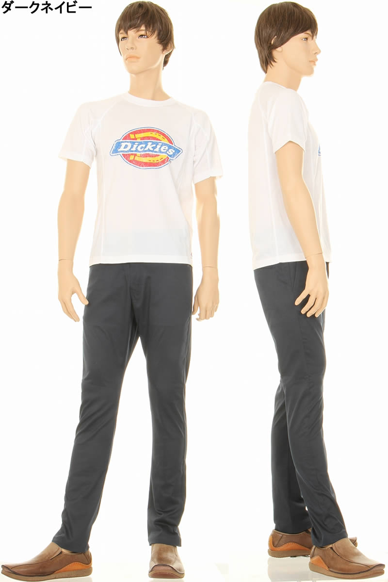 Dickies ディッキーズ WD5882N FLAT FRONT TC WORK PANTS ストレッチ ナローパンツ フラットフロントワークパンツ｜3love｜12