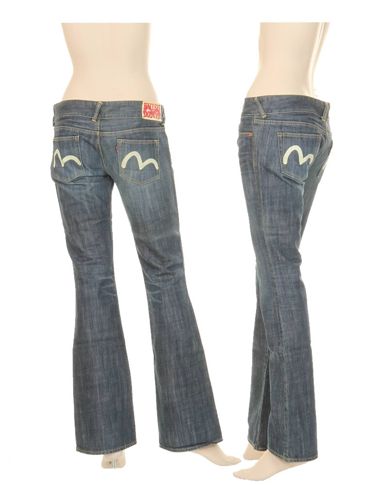 EVISU 訳あり エヴィス EVISUJEANS EVISUDONNA USED ブーツカット 