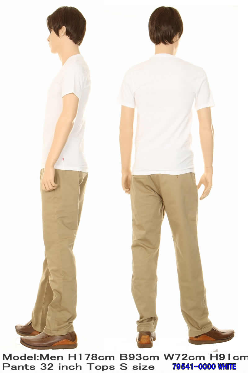 Levi's Wear 2P Tee Shirts 79541-0000-0001 リーバイス 2枚1組 Tシャツ Levis CREW T-SHIRT クルーネックTシャツ｜3love｜03