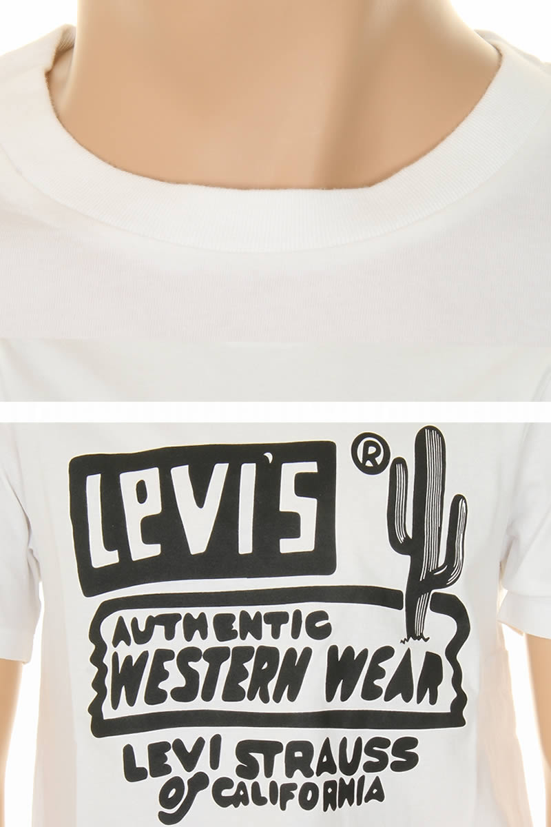 Levi's T-SHIRTS 22491-1510 スタンダード グラフィックTシャツ ホワイト リーバイスTシャツ リーバイスクルーネックTシャツ｜3love｜04