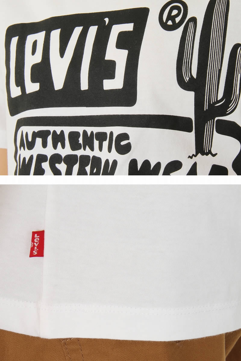 Levi's T-SHIRTS 22491-1510 スタンダード グラフィックTシャツ ホワイト リーバイスTシャツ リーバイスクルーネックTシャツ｜3love｜05